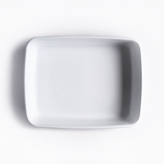 Noda Horo, White Series, Rectangle Shallow with Lid, S / M / L